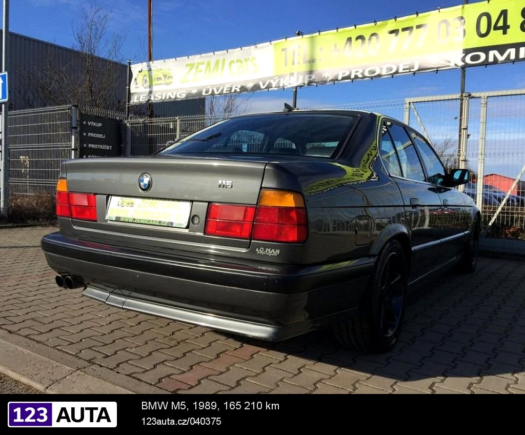 BMW M5, 1989 - pohled č. 7