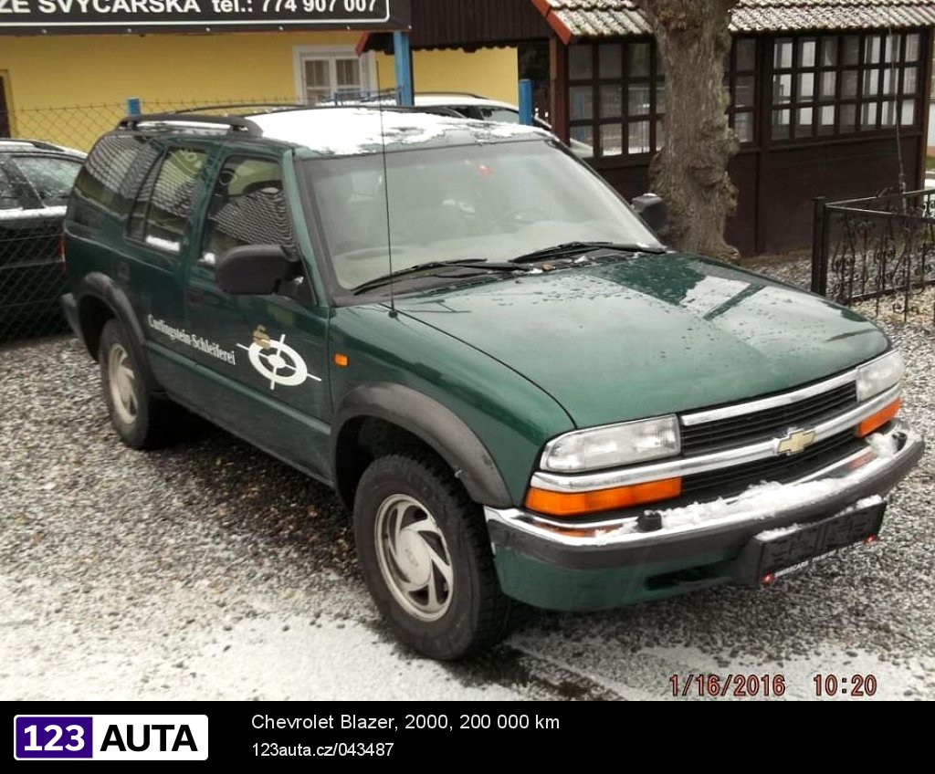 Chevrolet Blazer, 2000 - pohled č. 3