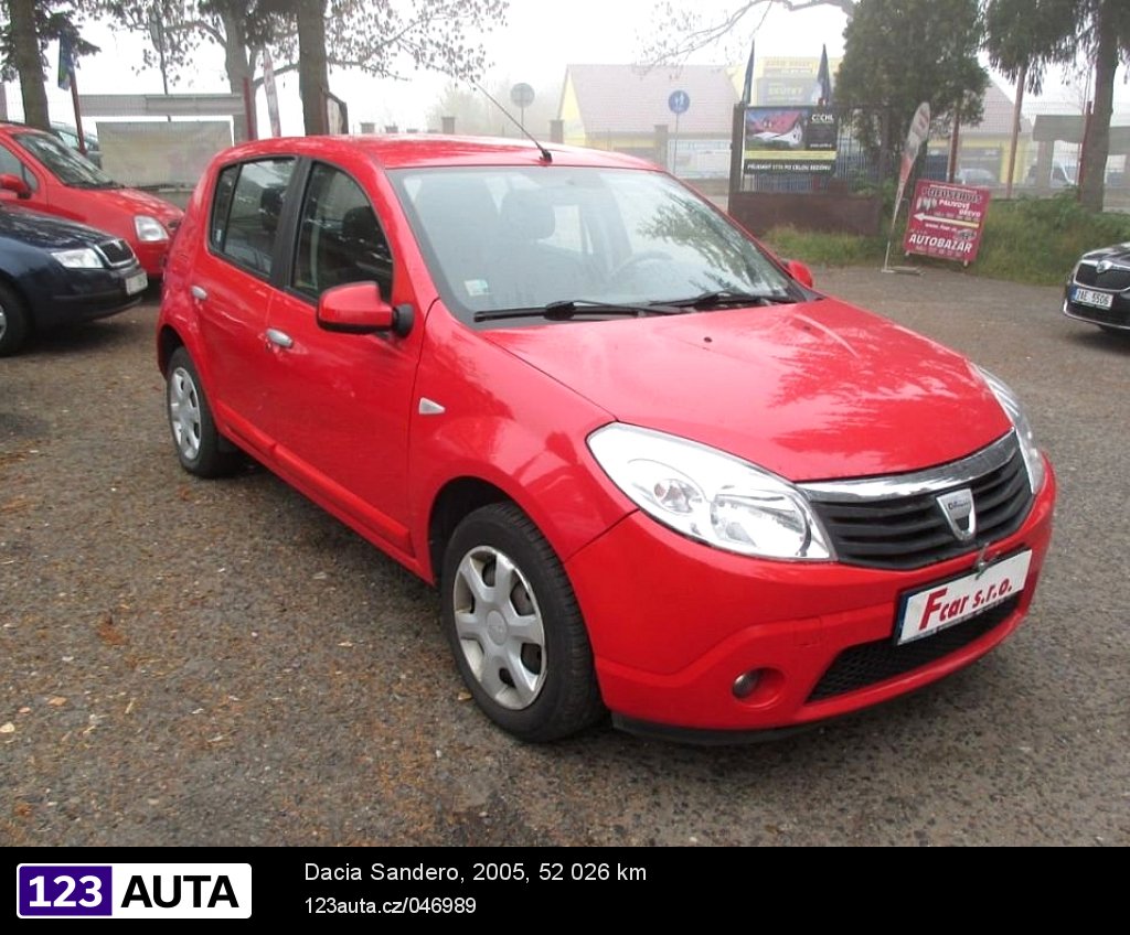 Dacia Sandero, 2005 - pohled č. 3