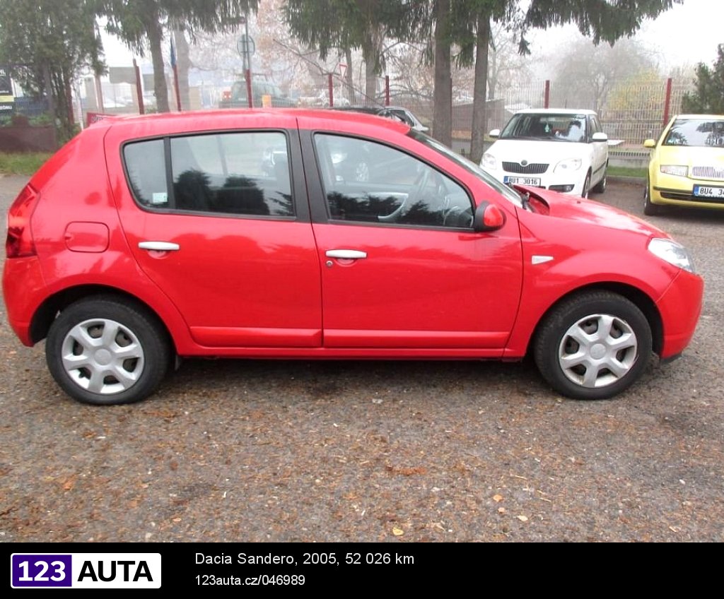 Dacia Sandero, 2005 - pohled č. 5