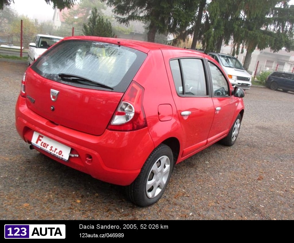 Dacia Sandero, 2005 - pohled č. 8