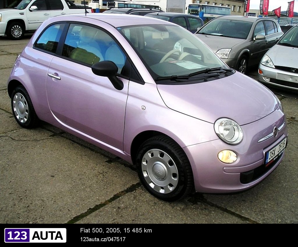 Fiat 500, 2005 - pohled č. 3