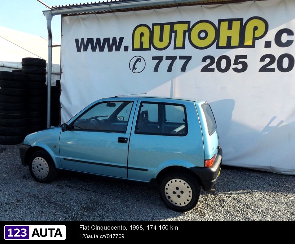 Fiat Cinquecento, 1998 - pohled č. 2