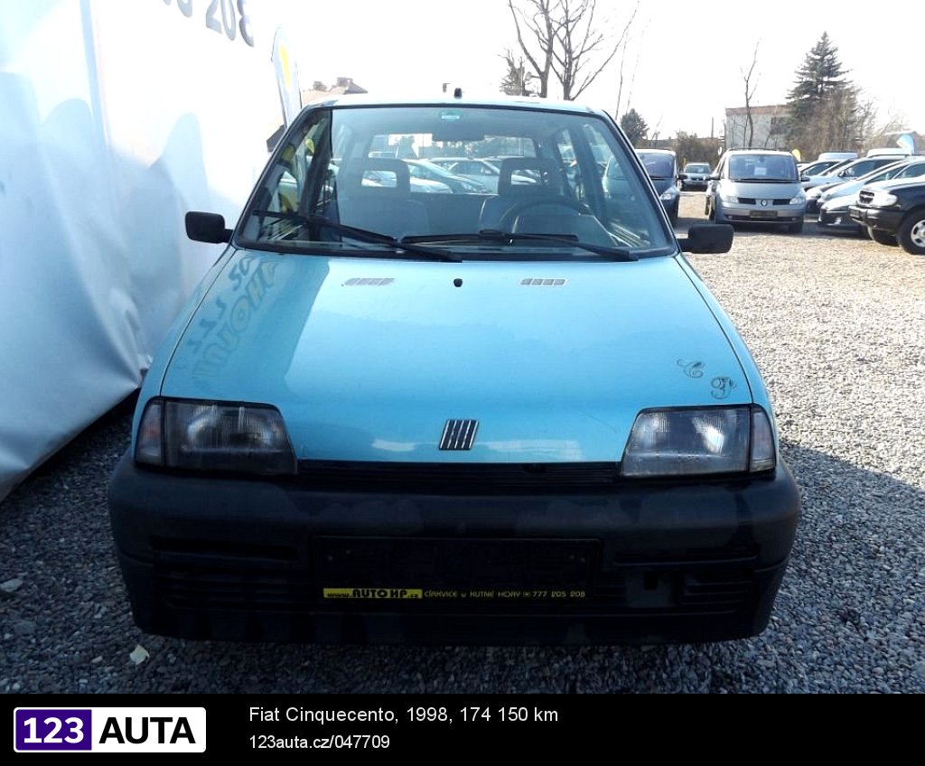 Fiat Cinquecento, 1998 - pohled č. 3