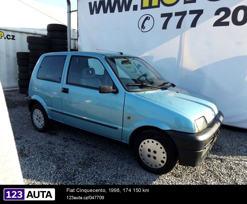 Fiat Cinquecento, 1998 - pohled č. 4