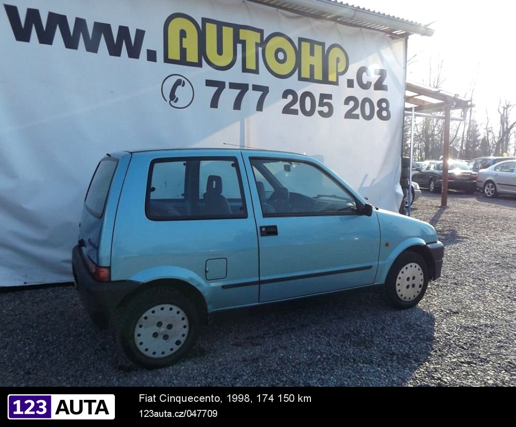 Fiat Cinquecento, 1998 - pohled č. 5