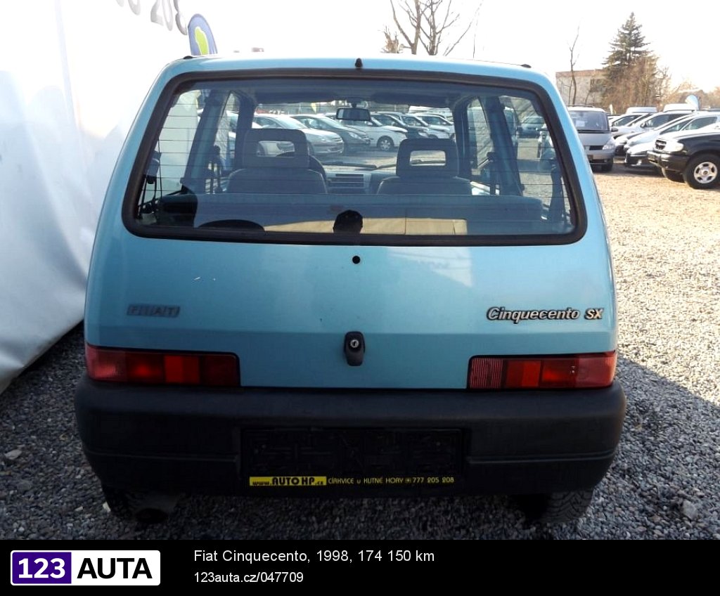 Fiat Cinquecento, 1998 - pohled č. 6
