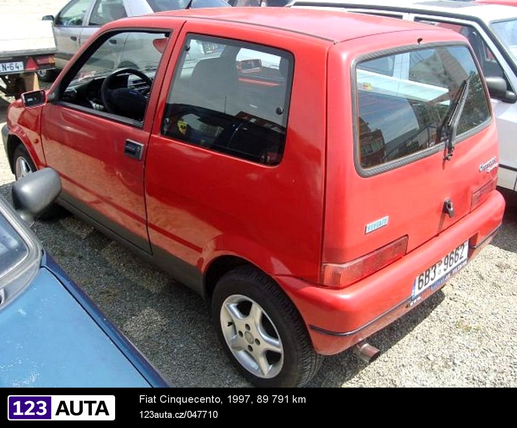 Fiat Cinquecento, 1997 - pohled č. 4