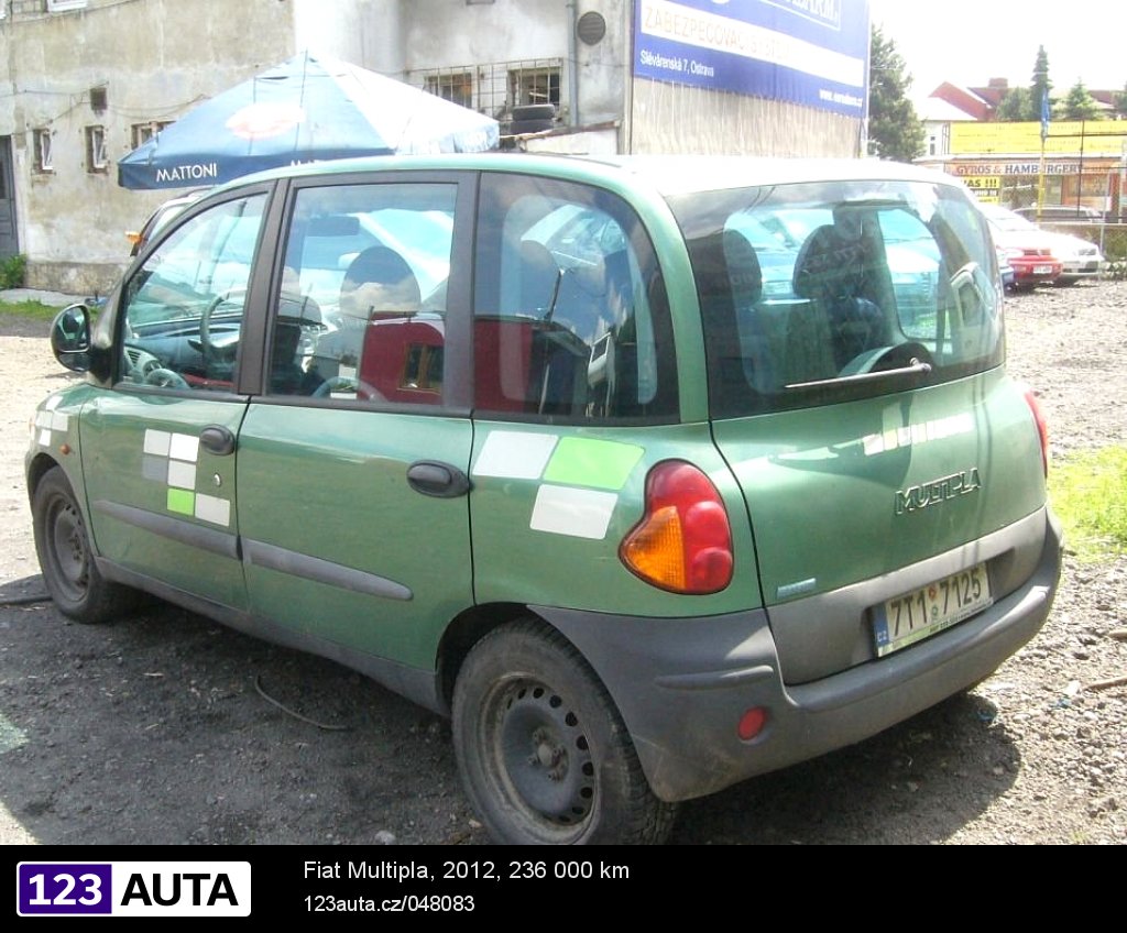Fiat Multipla, 2012 - pohled č. 4