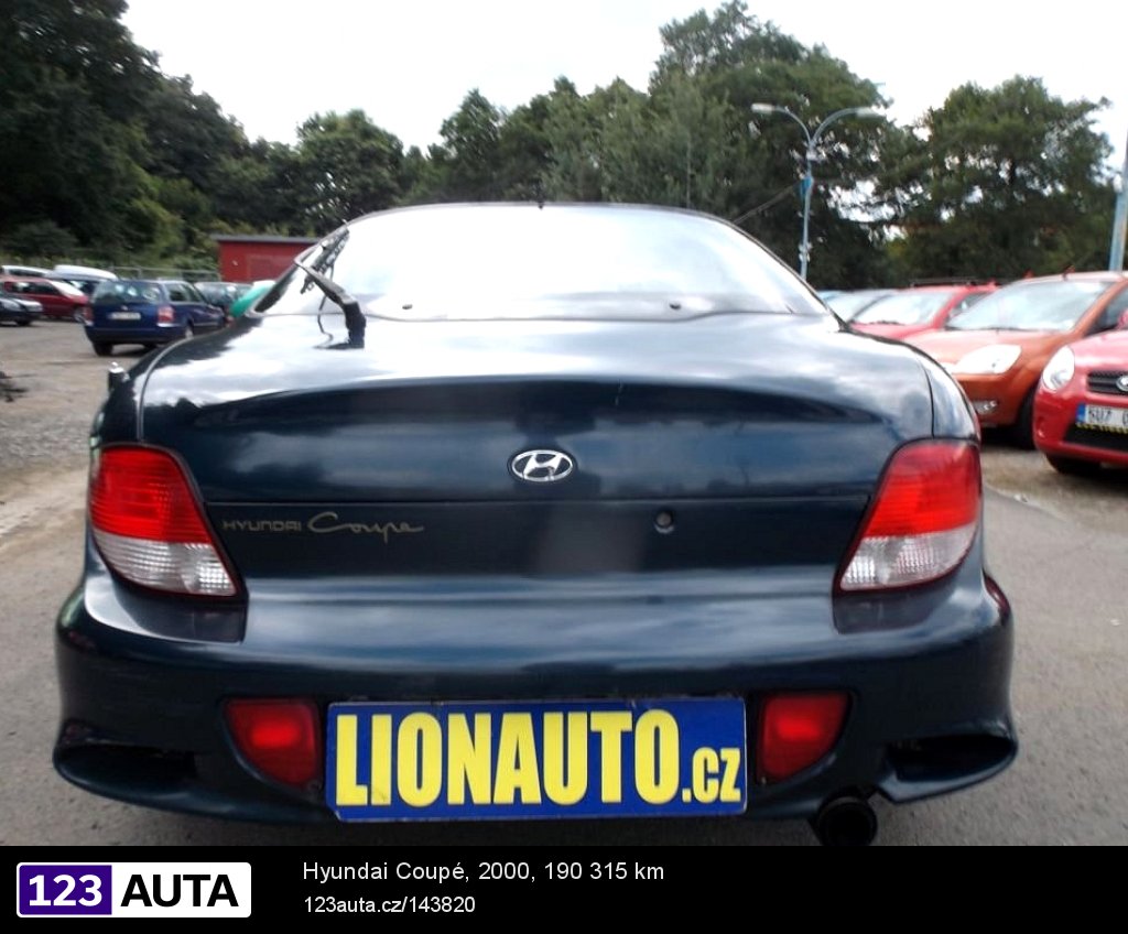 Hyundai Coupé, 2000 - pohled č. 6