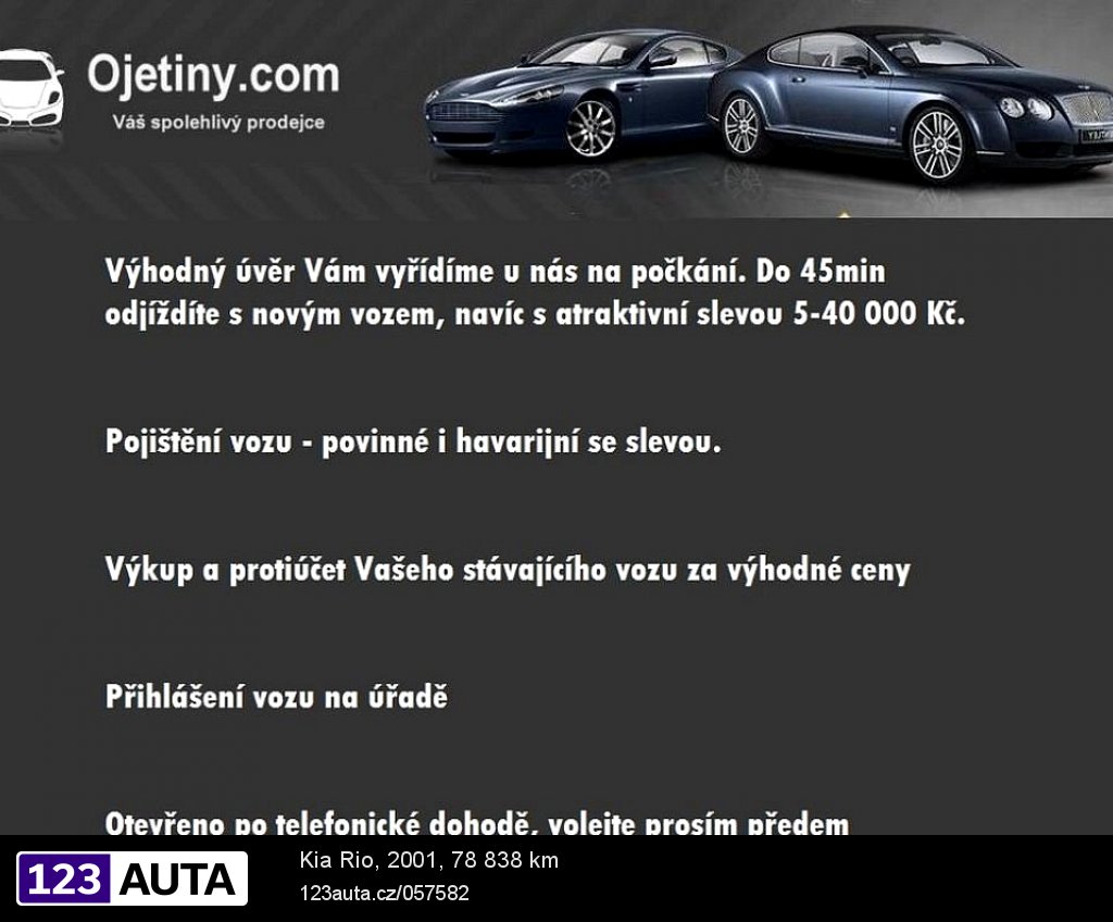 Kia Rio, 2001 - pohled č. 2