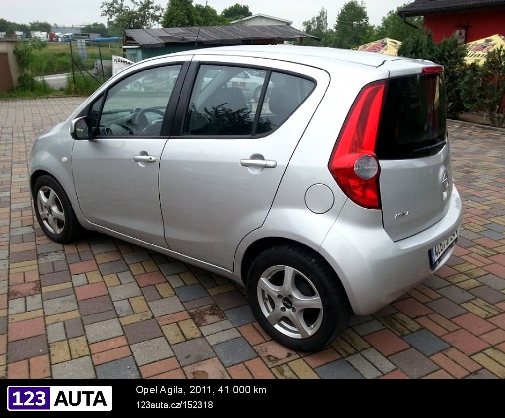 Opel Agila, 2011 - pohled č. 4