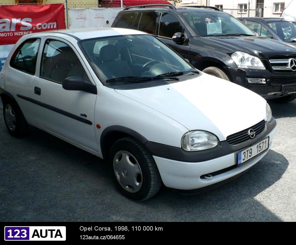 Opel Corsa, 1998 - celkový pohled