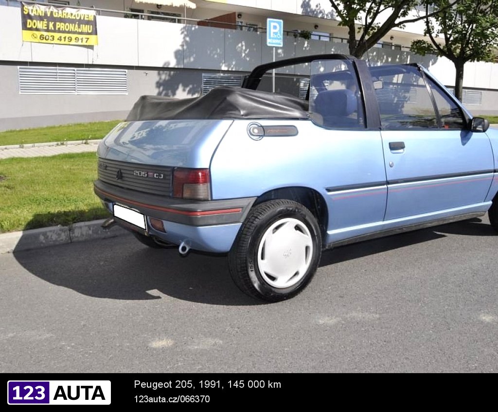 Peugeot 205, 1991 - pohled č. 3