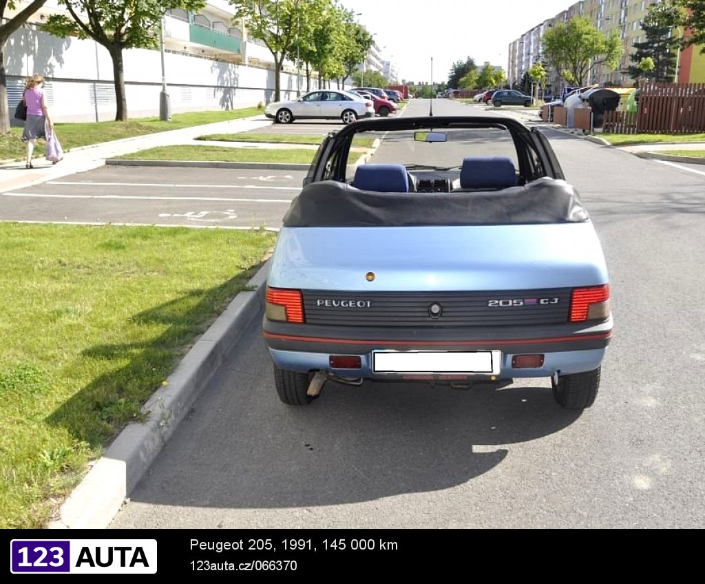 Peugeot 205, 1991 - pohled č. 5