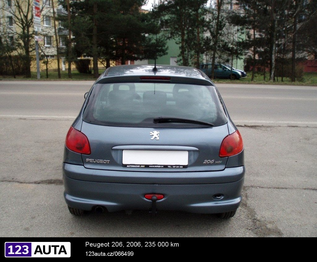 Peugeot 206, 2006 - pohled č. 6
