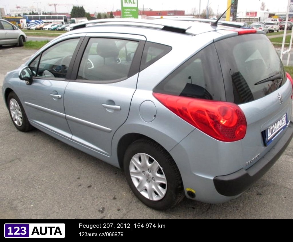 Peugeot 207, 2012 - pohled č. 3