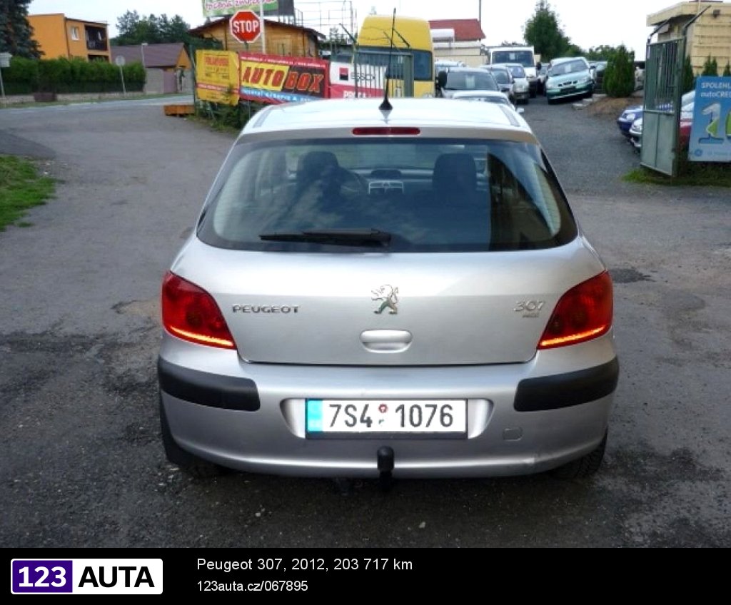 Peugeot 307, 2012 - pohled č. 6