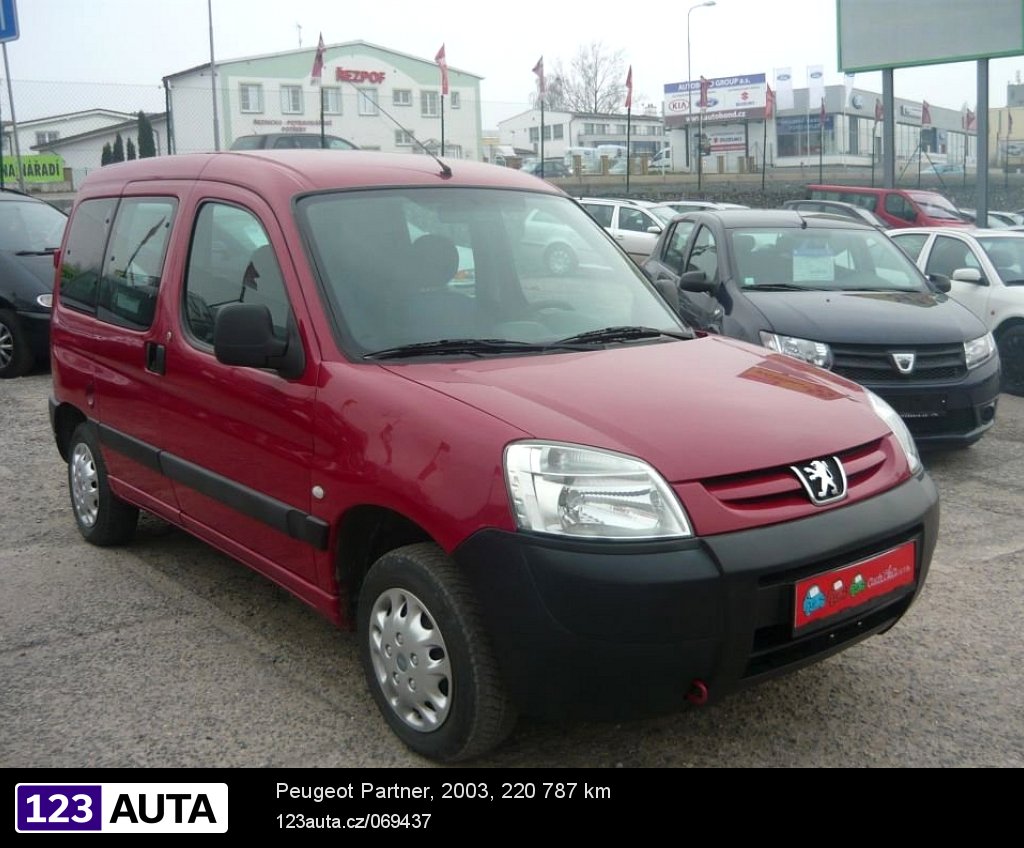Peugeot Partner, 2003 - celkový pohled