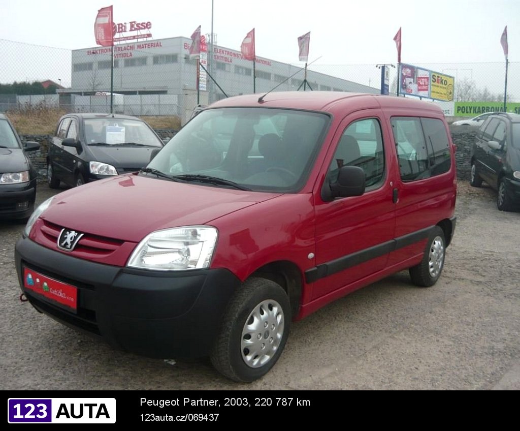Peugeot Partner, 2003 - pohled č. 3