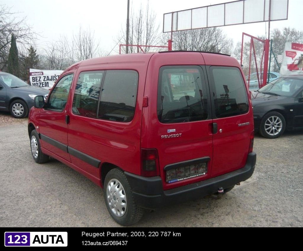 Peugeot Partner, 2003 - pohled č. 4