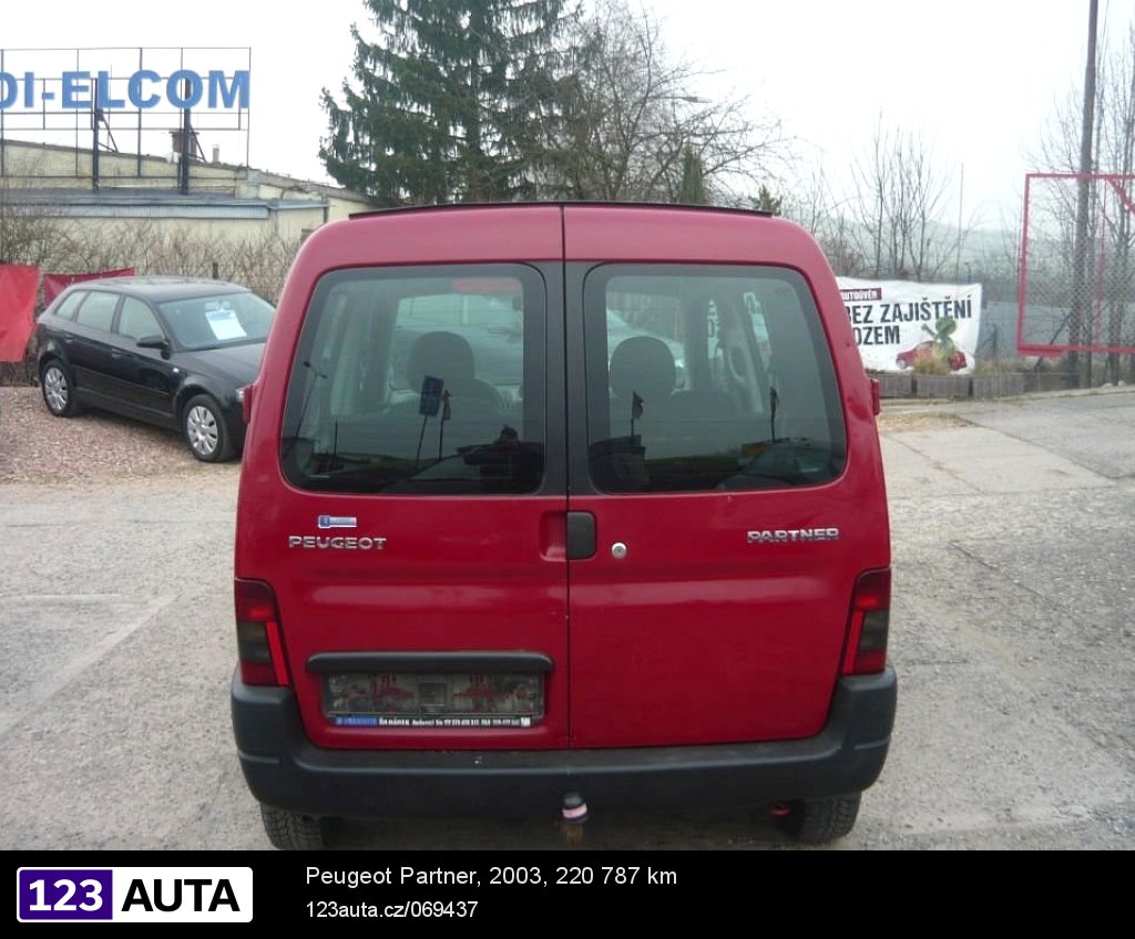 Peugeot Partner, 2003 - pohled č. 5