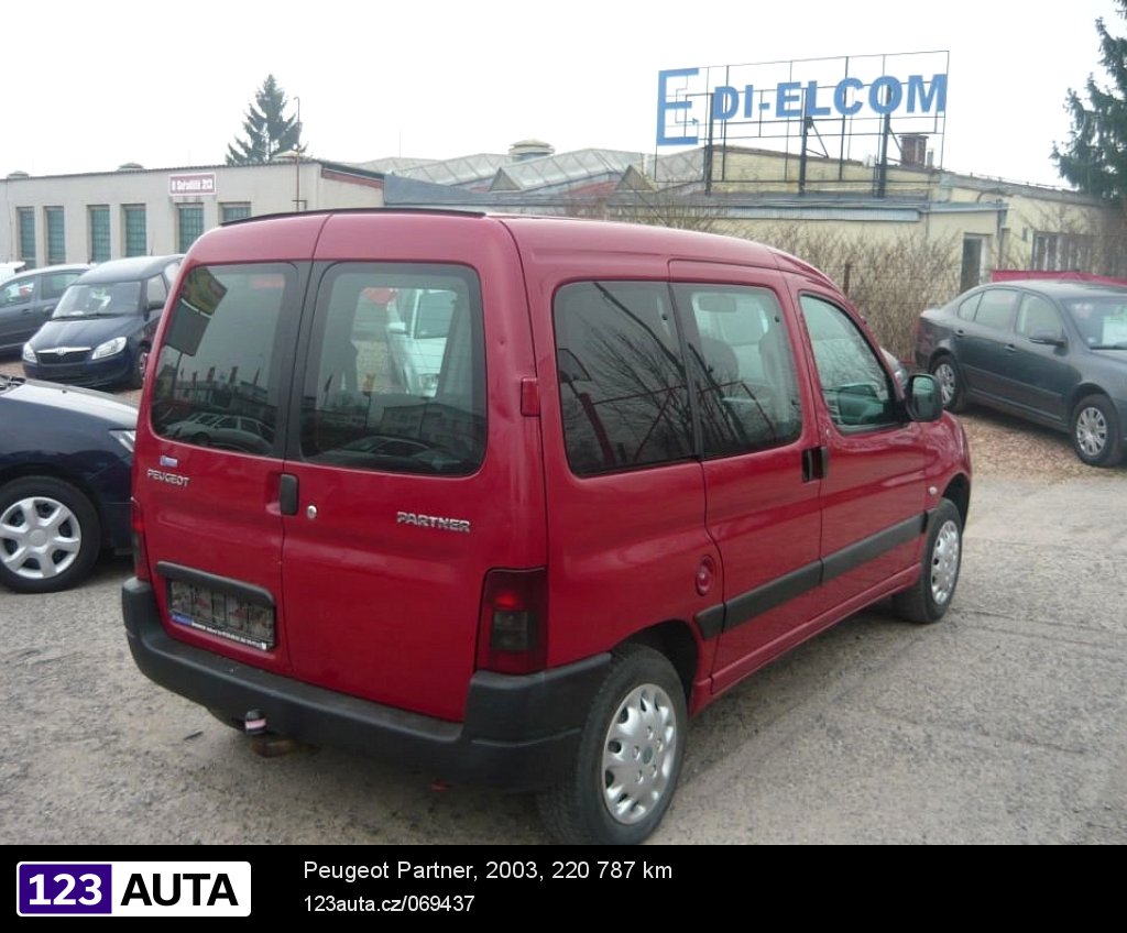 Peugeot Partner, 2003 - pohled č. 6