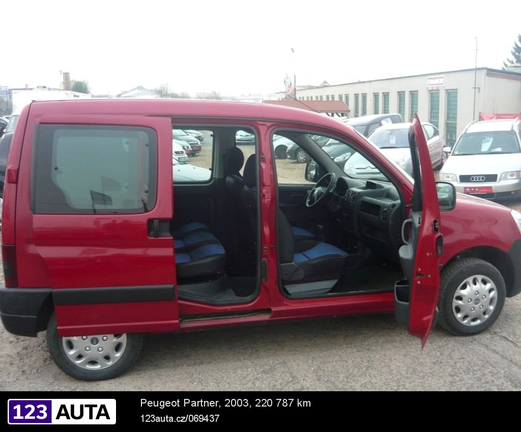 Peugeot Partner, 2003 - pohled č. 8