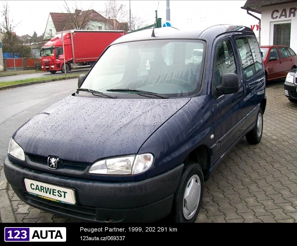 Peugeot Partner, 1999 - celkový pohled