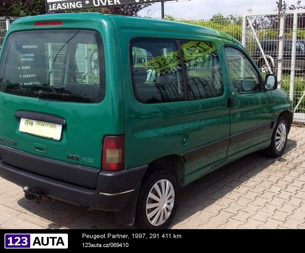 Peugeot Partner, 1997 - pohled č. 6