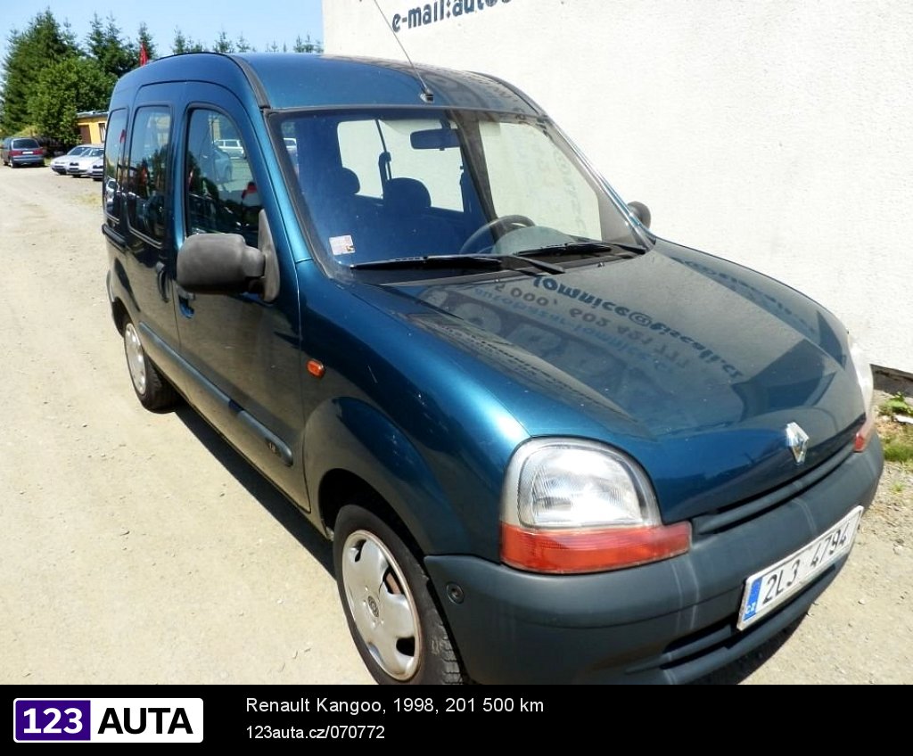 Renault Kangoo, 1998 - pohled č. 3