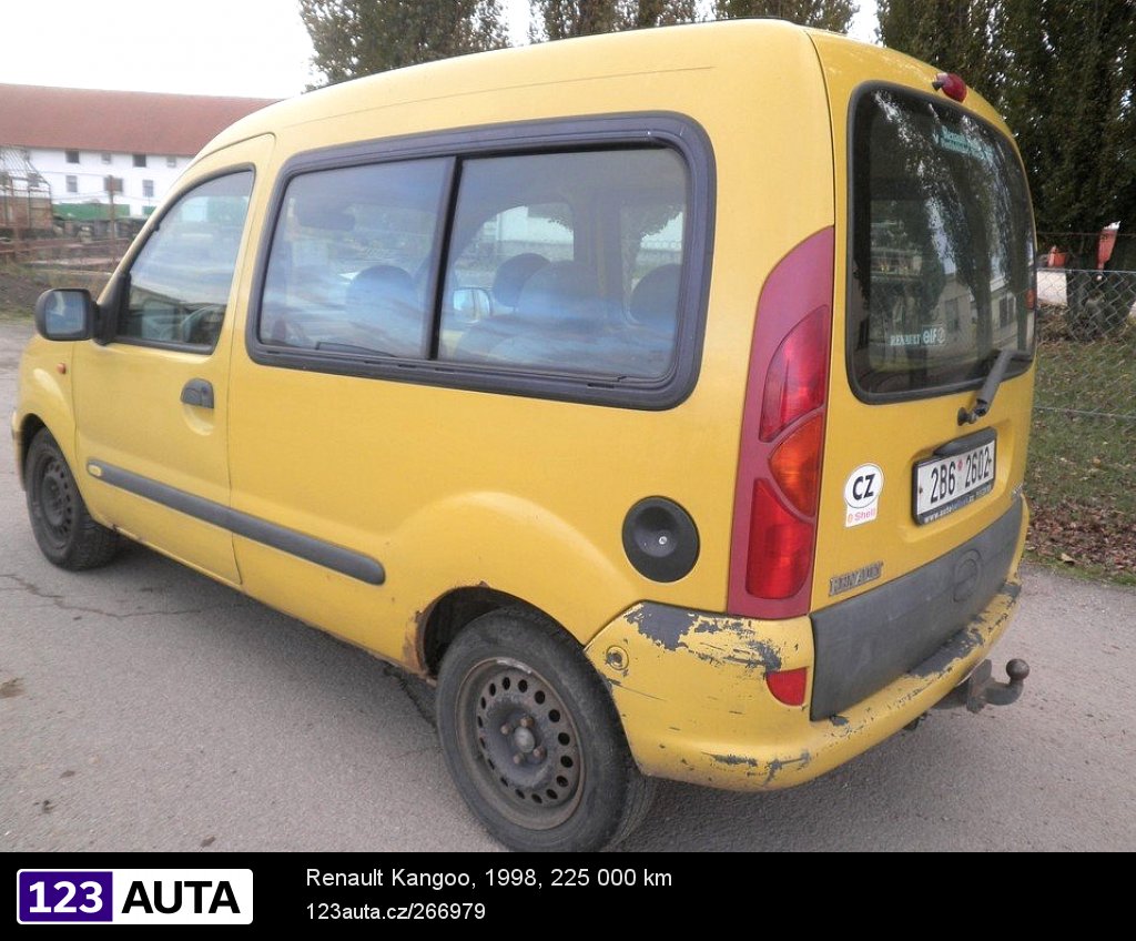 Renault Kangoo, 1998 - pohled č. 5