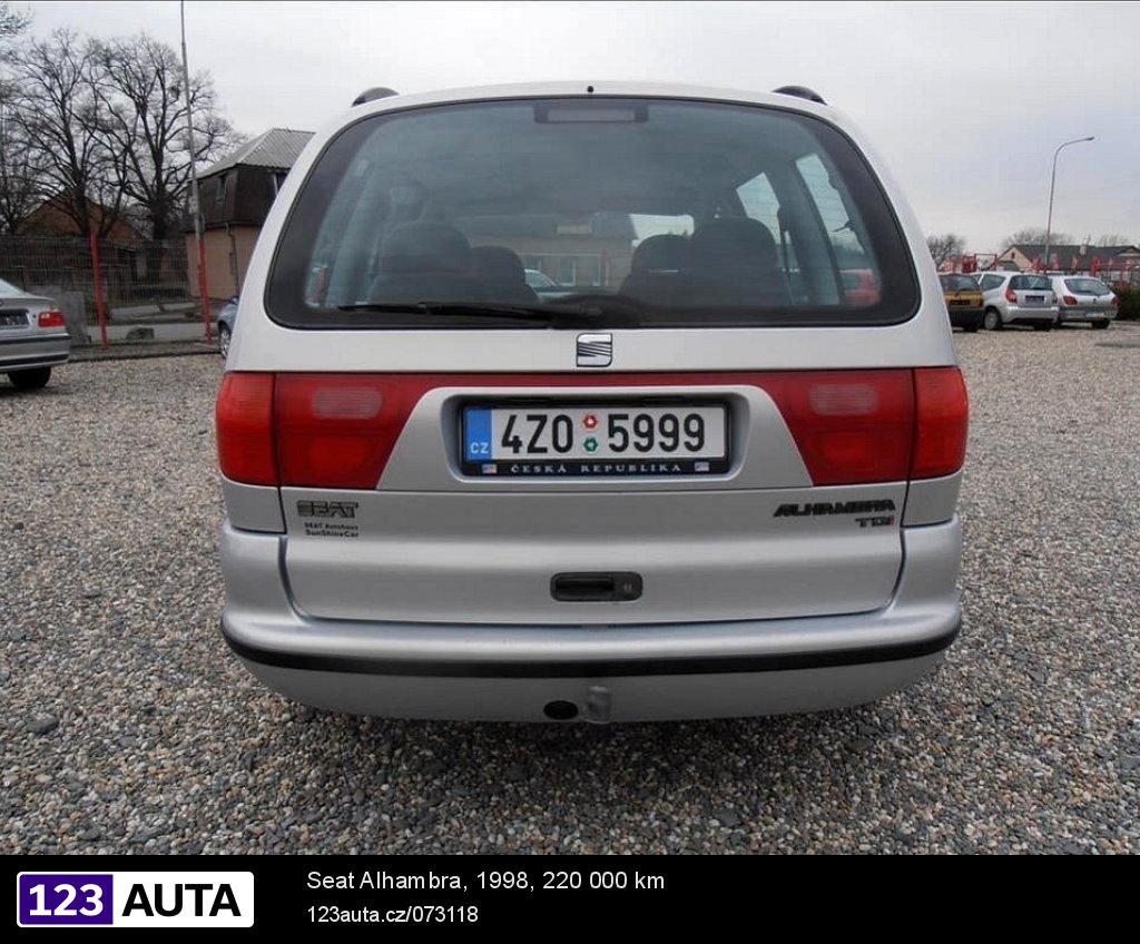Seat Alhambra, 1998 - pohled č. 5