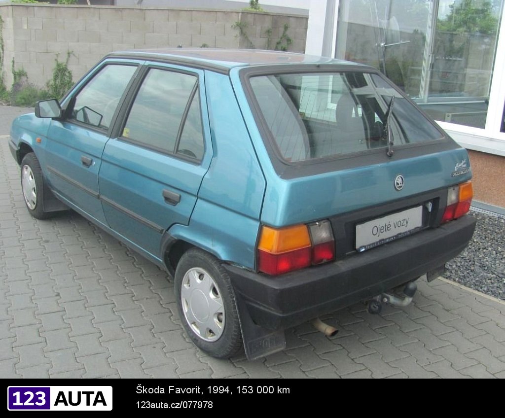 Škoda Favorit, 1994 - pohled č. 3