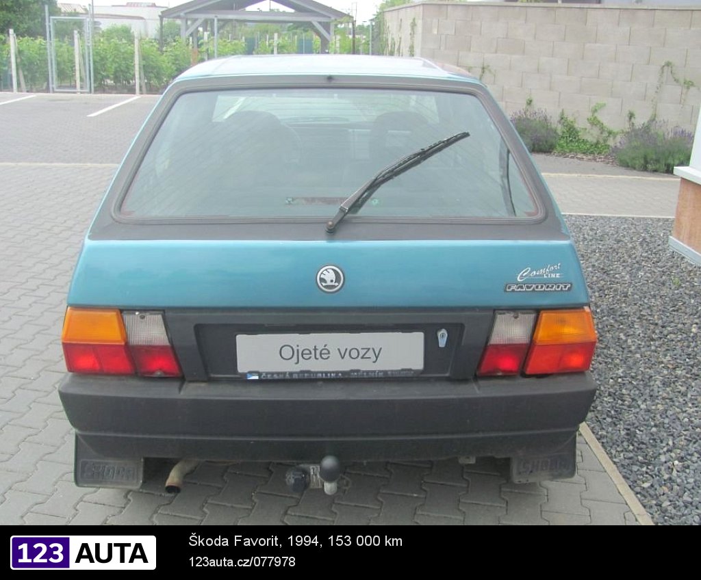 Škoda Favorit, 1994 - pohled č. 4