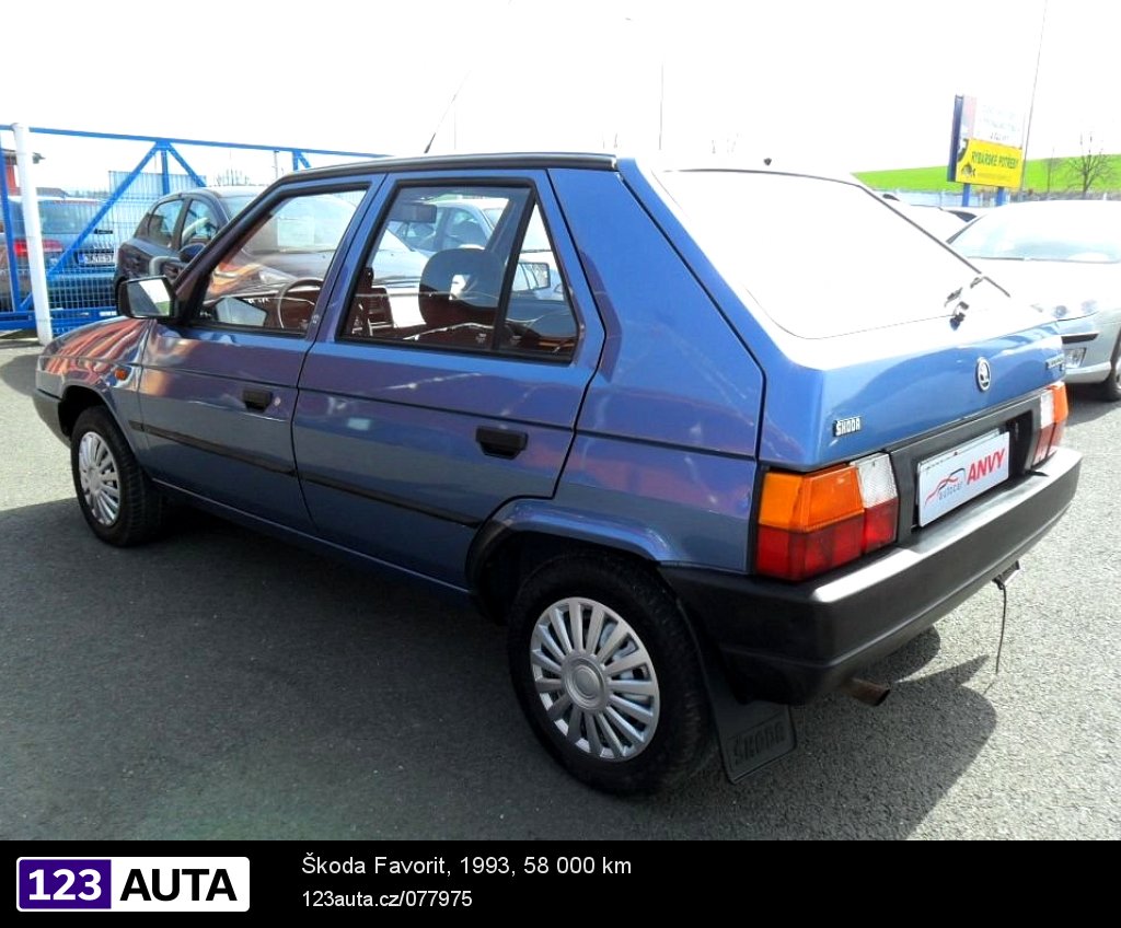Škoda Favorit, 1993 - pohled č. 4