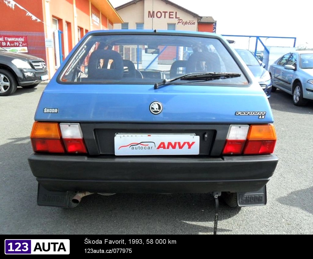 Škoda Favorit, 1993 - pohled č. 5