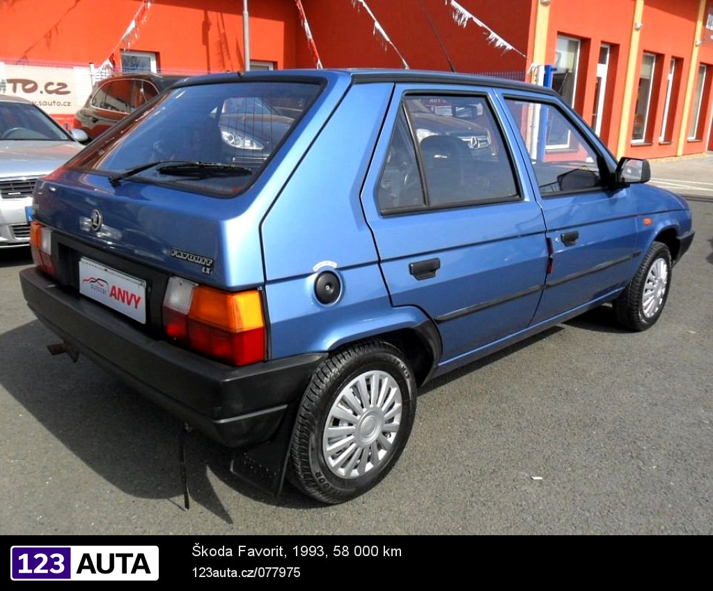 Škoda Favorit, 1993 - pohled č. 6