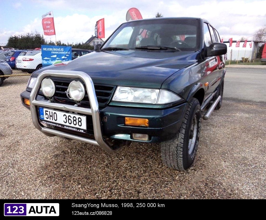 SsangYong Musso, 1998 - celkový pohled