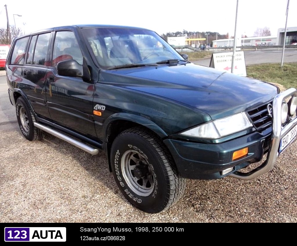 SsangYong Musso, 1998 - pohled č. 3