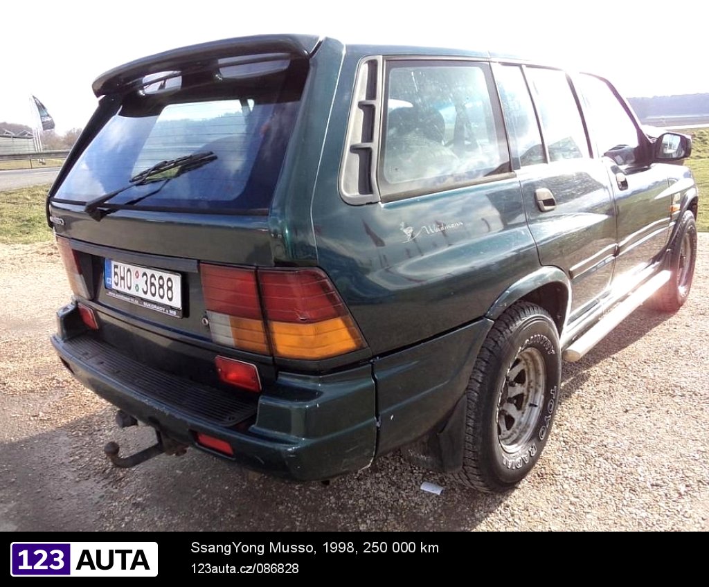SsangYong Musso, 1998 - pohled č. 5