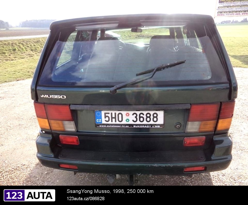 SsangYong Musso, 1998 - pohled č. 6
