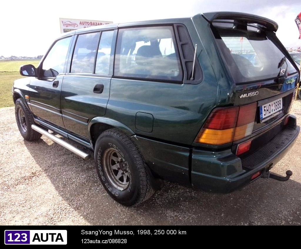 SsangYong Musso, 1998 - pohled č. 7