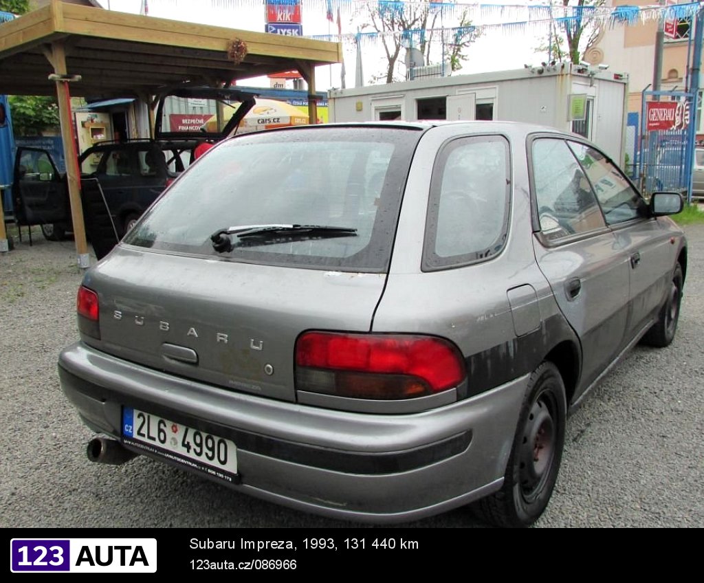 Subaru Impreza, 1993 - pohled č. 8