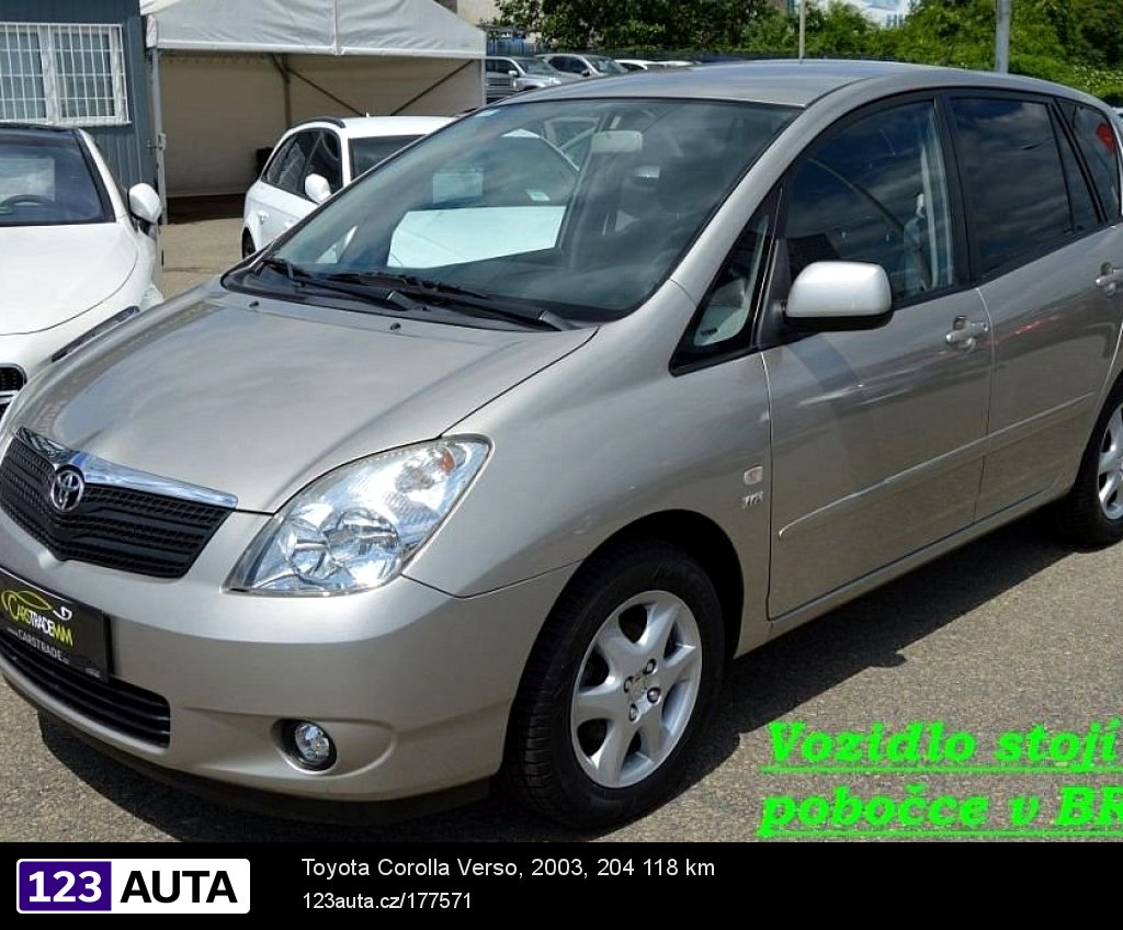 Toyota Corolla Verso, 2003 - celkový pohled