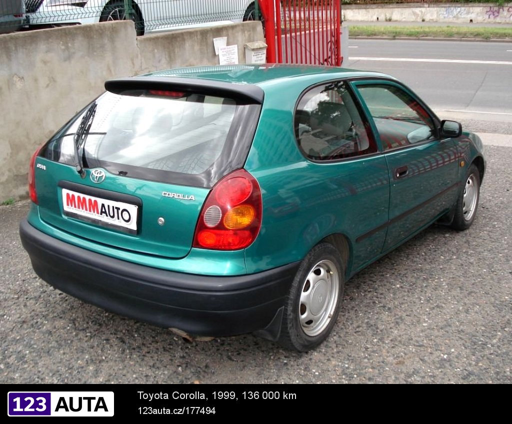 Toyota Corolla, 1999 - pohled č. 4